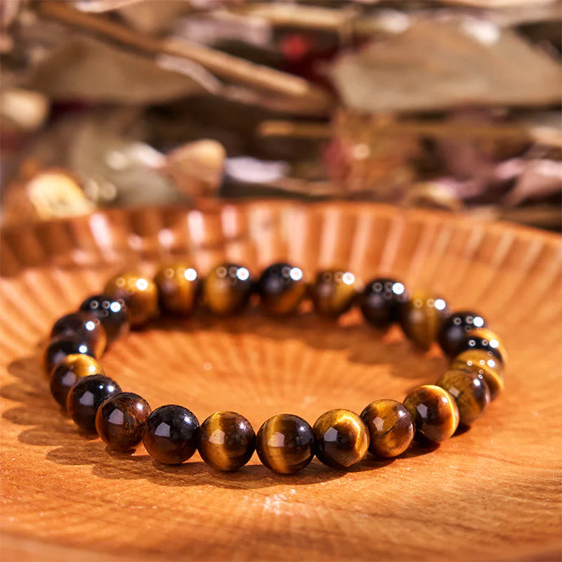 Pulsera piedras Ojo de tigre 6mm